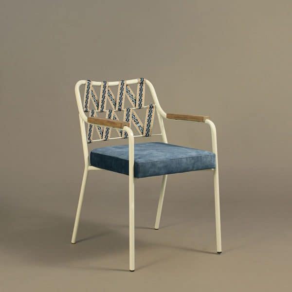 chaise tiyana clasic bleu